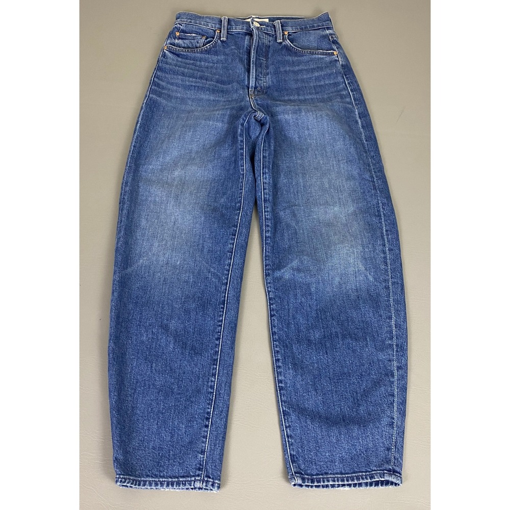 MOTHER Classic Indigo Cropped Jeans